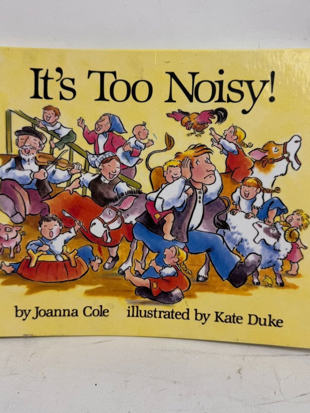 It's Too Noisy! by Joanna Cole Illustrated by Kate Duke Weekly Reader Hardcover